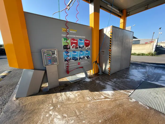 Panneau des programmes de lavage haute pression